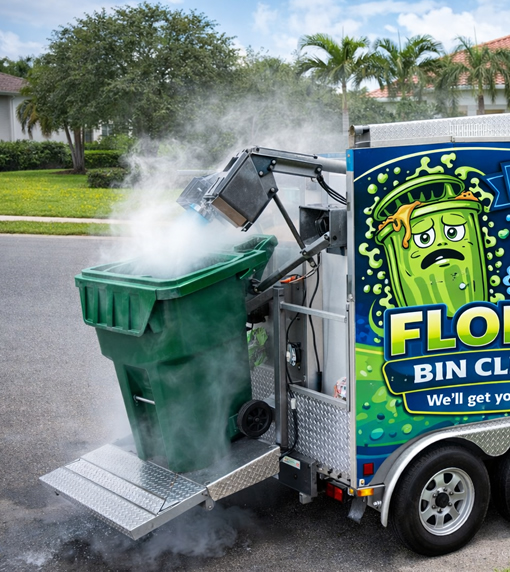 Professional bin cleaning service in Stuart FL