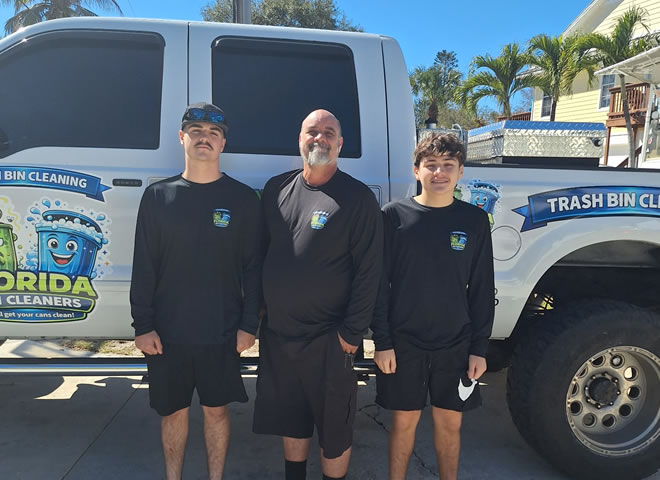 Professional bin cleaning service in Stuart Florida