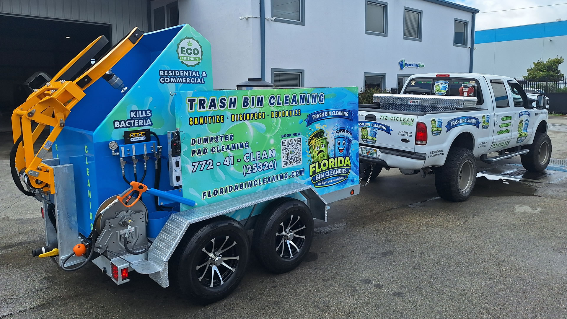 Professional trash bin cleaning service in Stuart FL